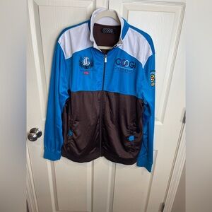 COOGI Australia y2K track jacket blue brown XL